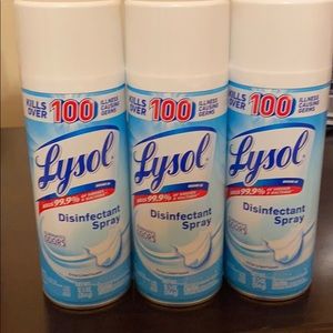 - - - - @Three Lysol spray 12.5oz